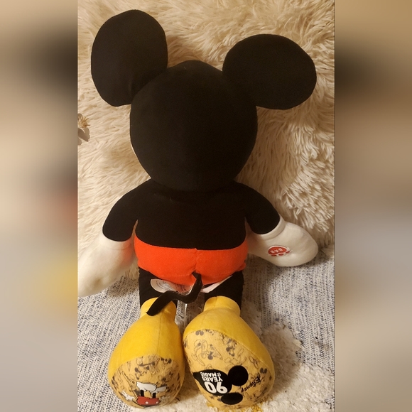 Build-A-Bear Workshop Mickey Mouse Disney 90th Anniversary Stuffed Plush/Toy - Picture 6 of 8